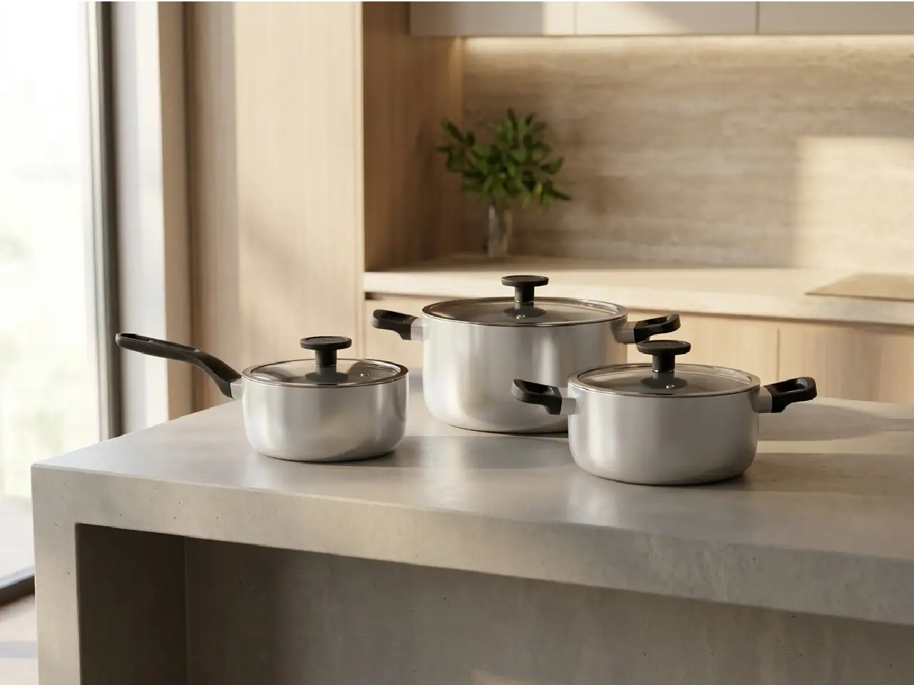 BergHoff Leo Glints Covered Saucepan 18cm BergHoff Leo Glints Covered Saucepan 18cm