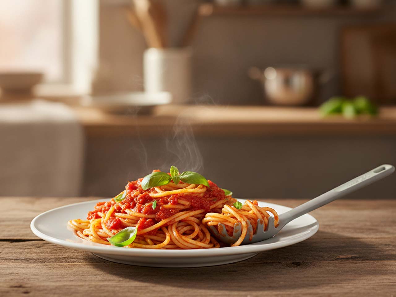 BergHOFF Leo Balance Pasta Spoon with Silicone Coating