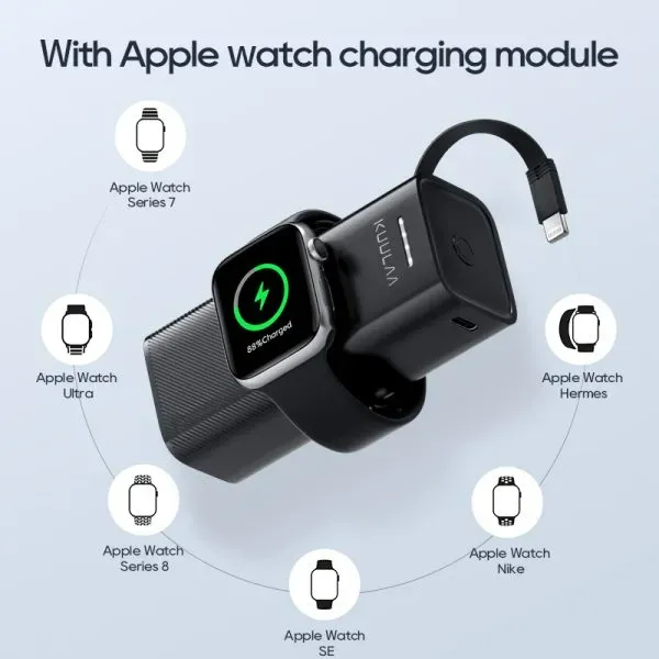 پاوربانک وایرلس KUULAA مدل KL-YD46 ظرفیت 5000mAh image gallery