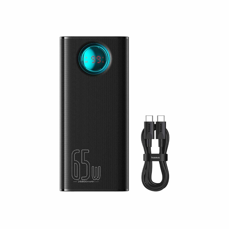 پاوربانک بیسوس مدل ‌ Ambilight dighital display 65w BS-30KP365 ظرفیت 30000mAh image gallery