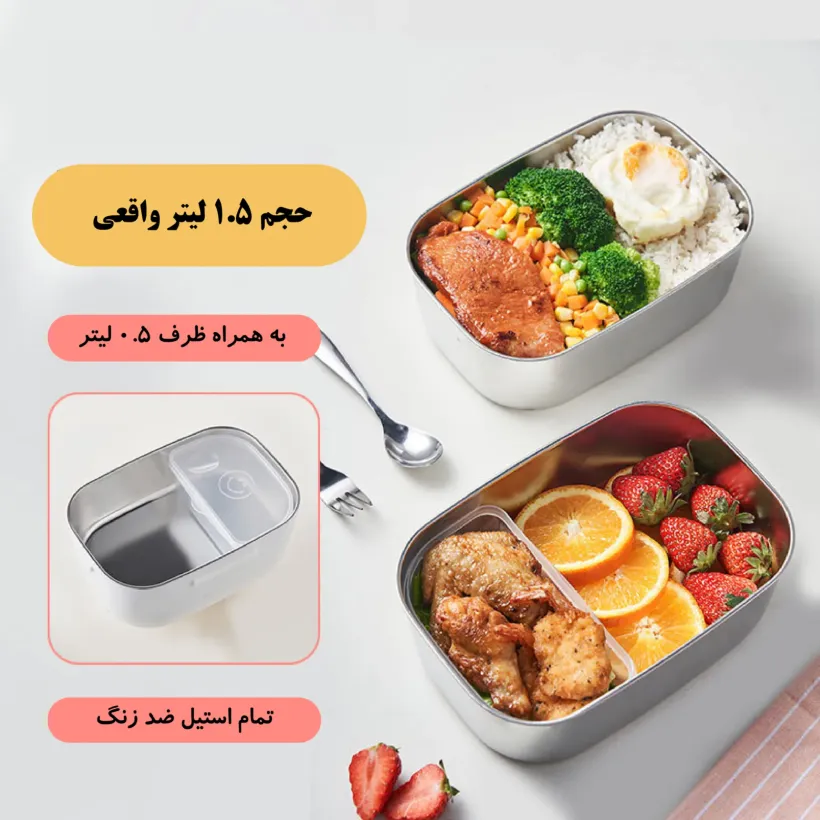 ظرف غذای سفری برقی مدل DFH-001 60W image gallery
