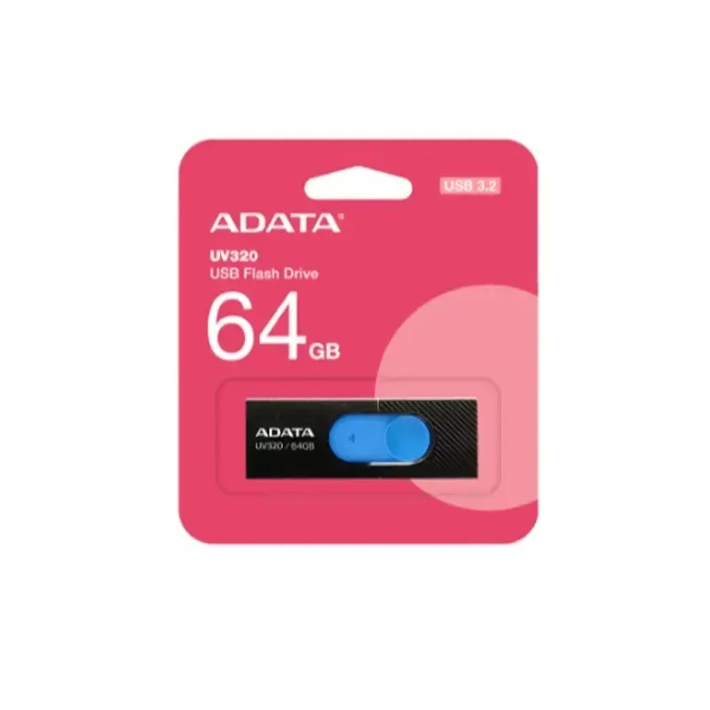 فلش مموری USB 3.2 ای دیتا مدل UV320 ظرفیت 64 گیگابایت image gallery