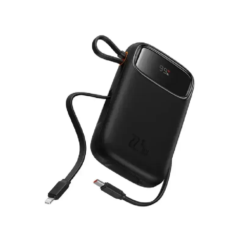 پاوربانک باسئوس مدل Qpow2 Dual Cable-22.5w با ظرفیت 10000 میلی‌آمپر ساعت image gallery