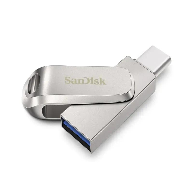 فلش مموری سن دیسک مدل Ultra Dual Drive Luxe Type-C DDC4 سرعت 400 ظرفیت 128 گیگابایت image gallery