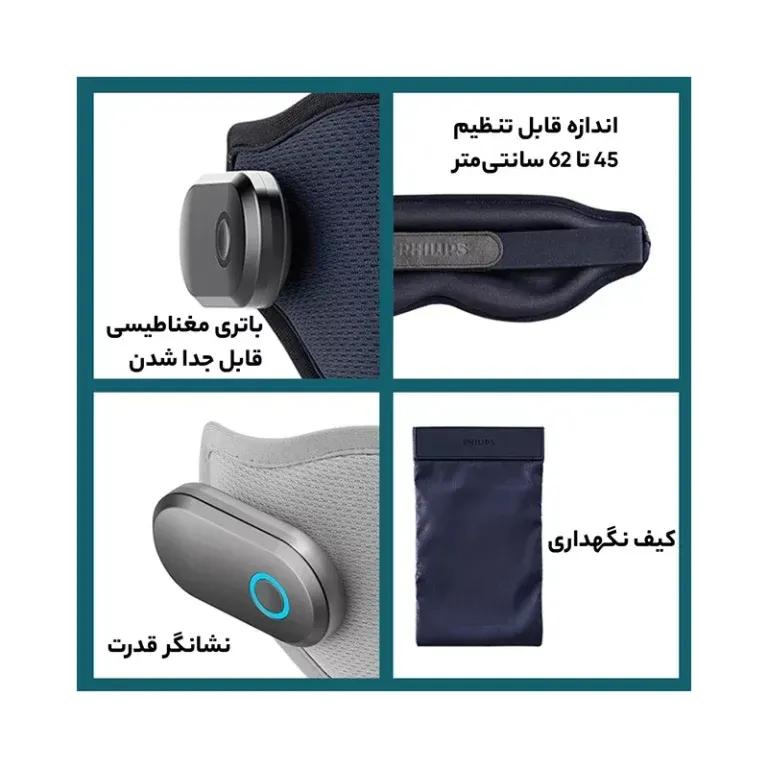 چشم بند و ماساژور چشم فیلیپس مدل PPM3101E Eye Mask Massager image gallery