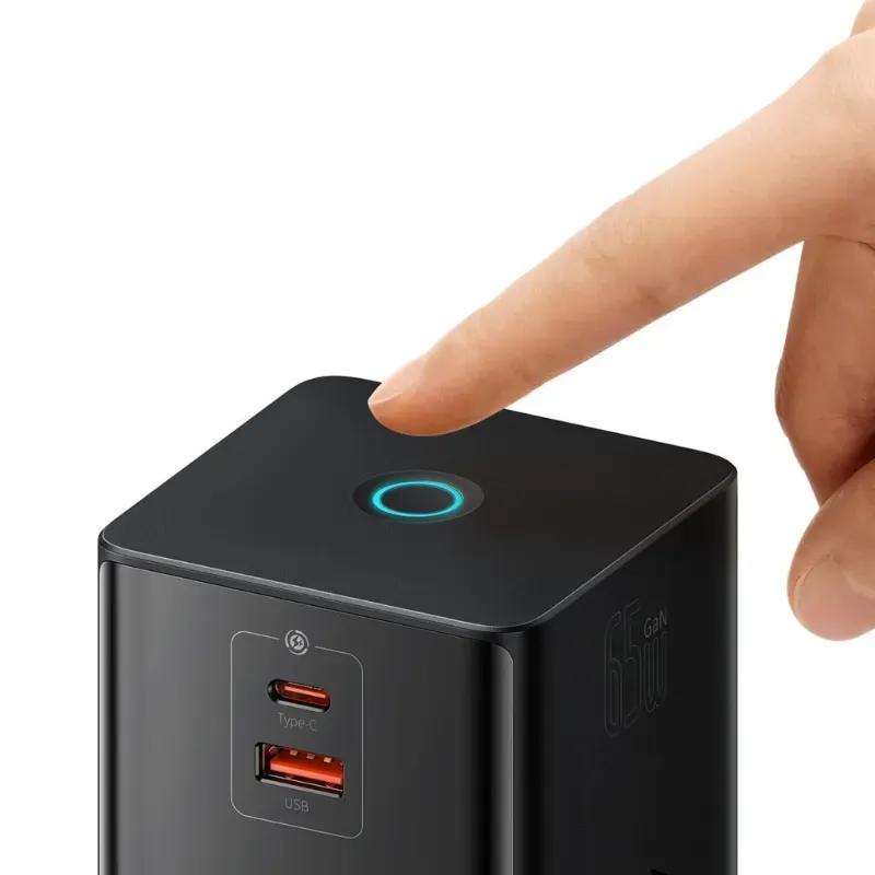 هاب شارژر 4 پورت بیسوس مدل   Power Combo 65W توان 65 وات image gallery