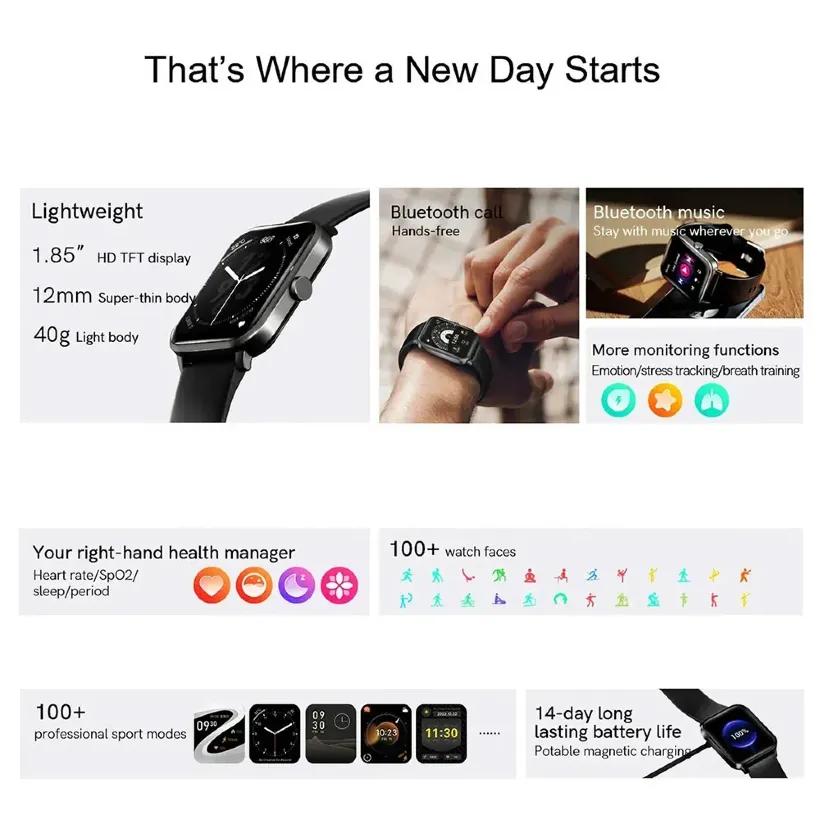 ساعت هوشمند شیائومی QCY مدل  QCY Urban GS image gallery