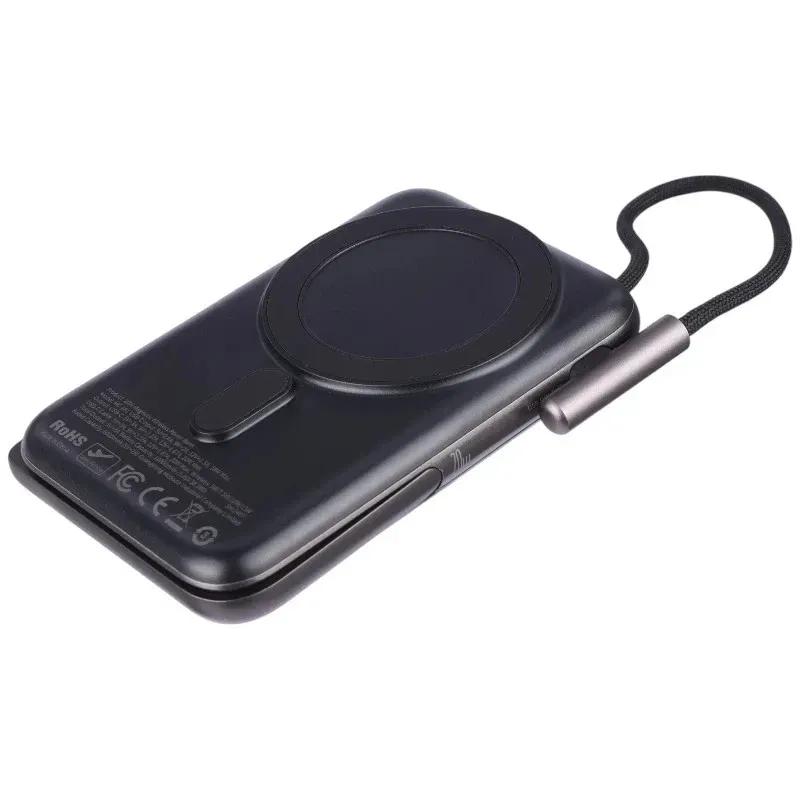 پاوربانک وایرلس 10000 مگنتی مک دودو مدل MC-1811 توان 20 وات دارای کابل متصل و استند image gallery