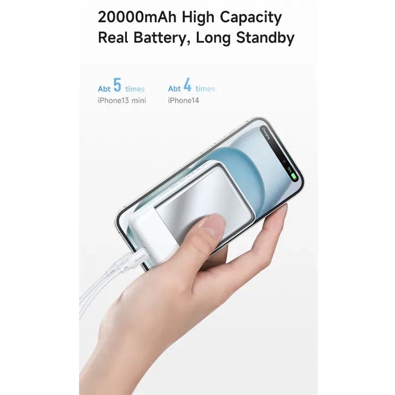 پاوربانک وایرلس 20000 مگنتی مک دودو مدل MC-5020 توان 20 وات image gallery