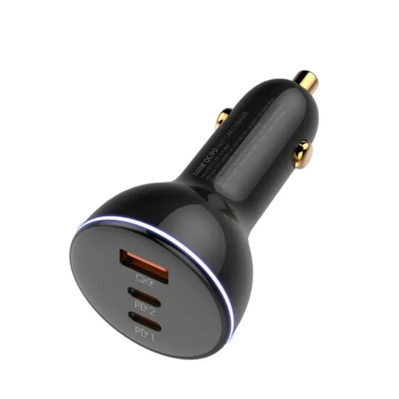 شارژر فندکی الدینیو مدل C102 توان 160 وات همراه با کابل image gallery