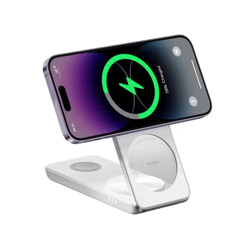 استند و شارژر وایرلس چندکاره مگ سیف مک دودو مدل CH-1150 توان 25 وات image gallery