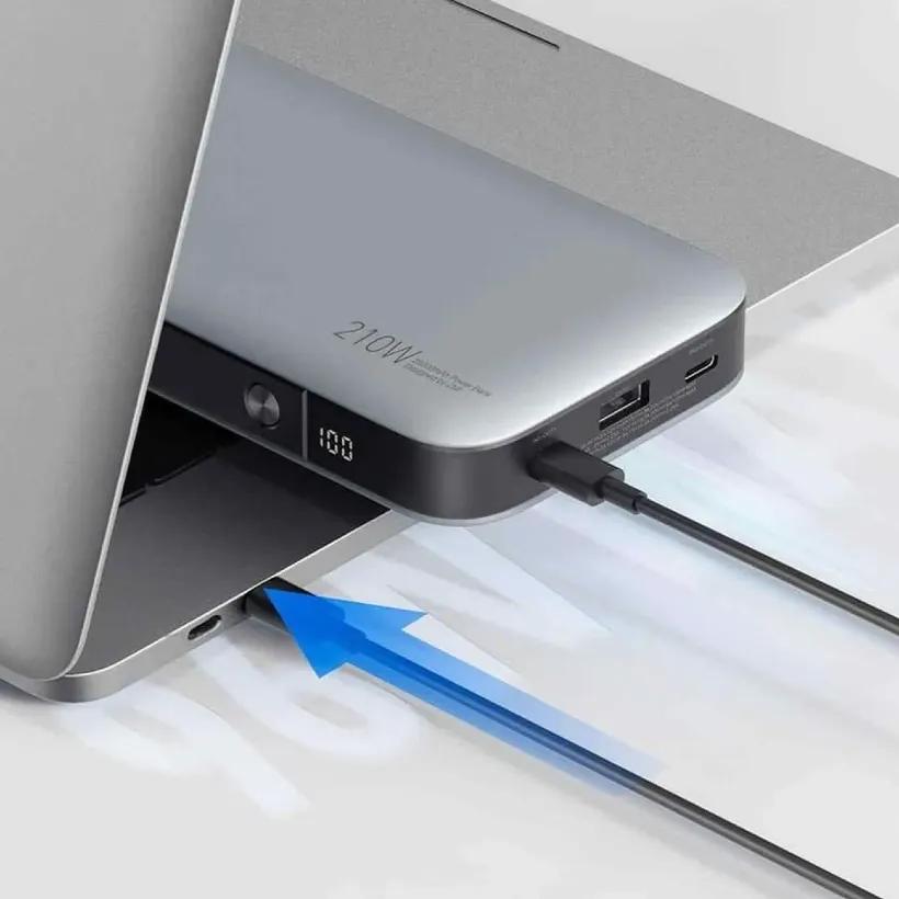پاوربانک 25000 شیائومی مدل Xiaomi ZMI 20 mobile power supply QB826 توان 200 وات image gallery