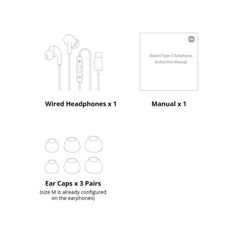 هندزفری سیمی شیائومی مدل Type C Earphones M2413E1 image gallery