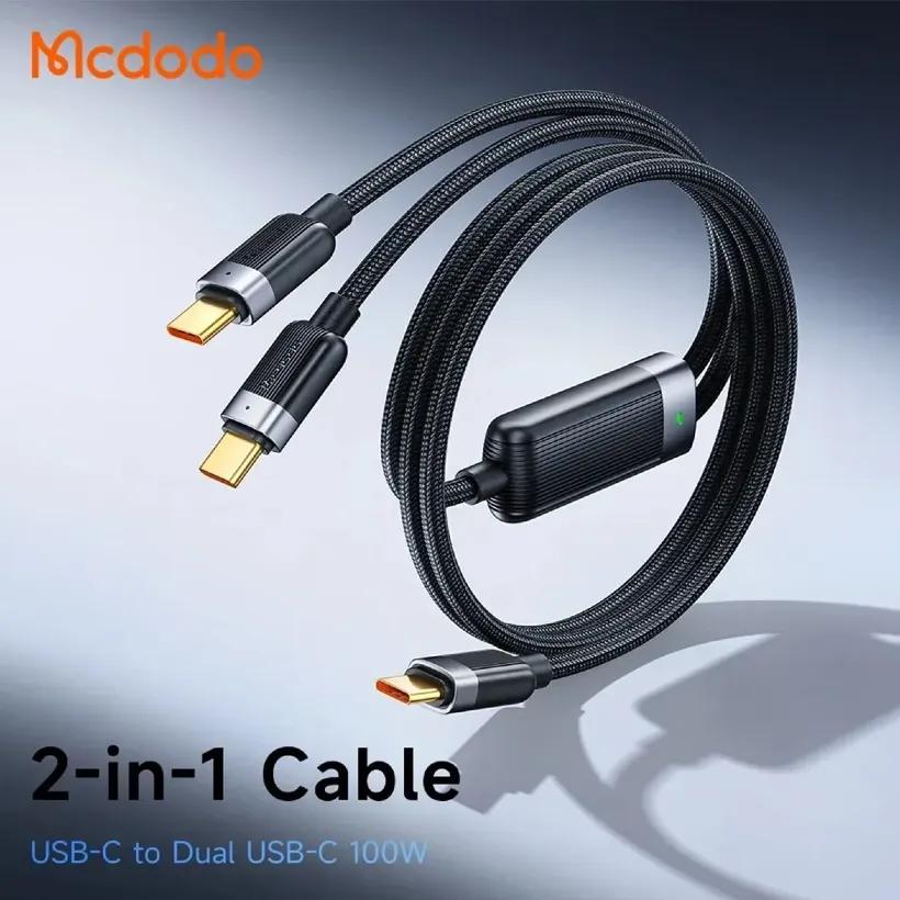 کابل دو سر Type-C مک دودو مک دودو CA-678 توان 100 وات طول 1.5 متر image gallery