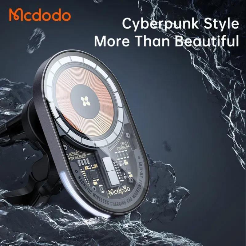 هولدر و شارژر وایرلس مگ سیف مک دودو مدل CH-2340 توان 15 وات image gallery