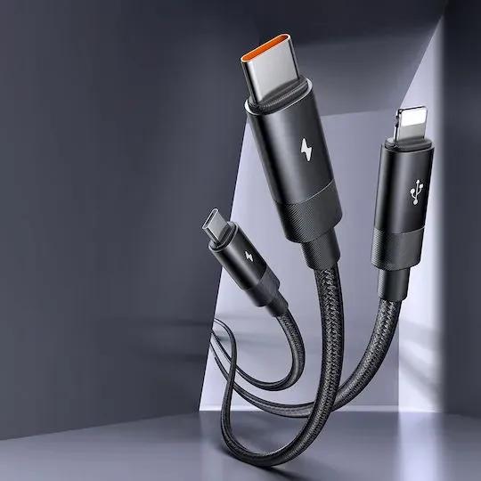 کابل سه سر مک دودو مدل CA-5790 3 In 1 توان 15 وات طول 1.2 متر image gallery