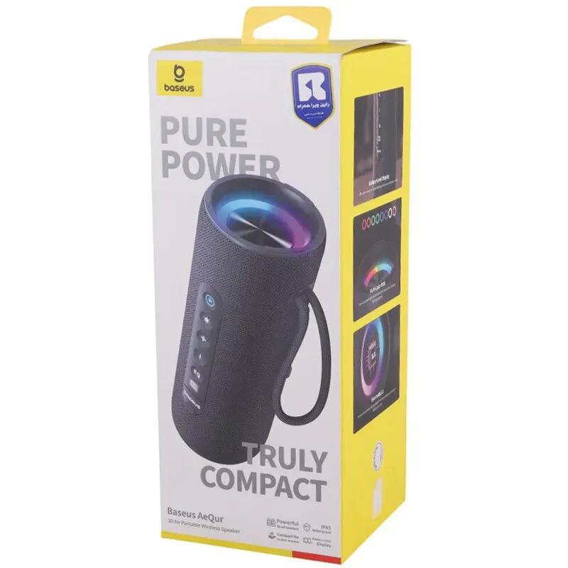 اسپیکر بلوتوث باسئوس مدل AeQur 30 Air Portable A20072600826-00 توان 15 وات image gallery