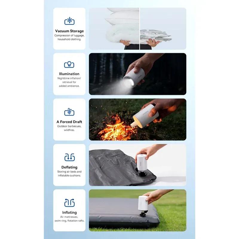 پمپ باد شارژی باسئوس مدل CG028 PocketGo Pro C11157700221-01 image gallery