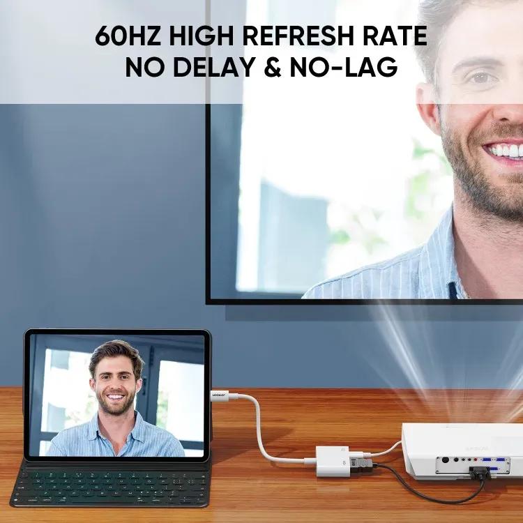 تبدیل لایتنینگ اتصال همزمان شارژر و HDMI مدل S-H141 image gallery