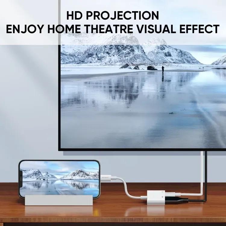 تبدیل لایتنینگ اتصال همزمان شارژر و HDMI مدل S-H141 image gallery