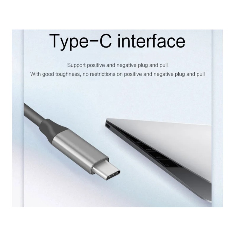 هاب 7 پورت تایپ سی لنوو مدل LX0807G New Multifunctional Type C Hub image gallery