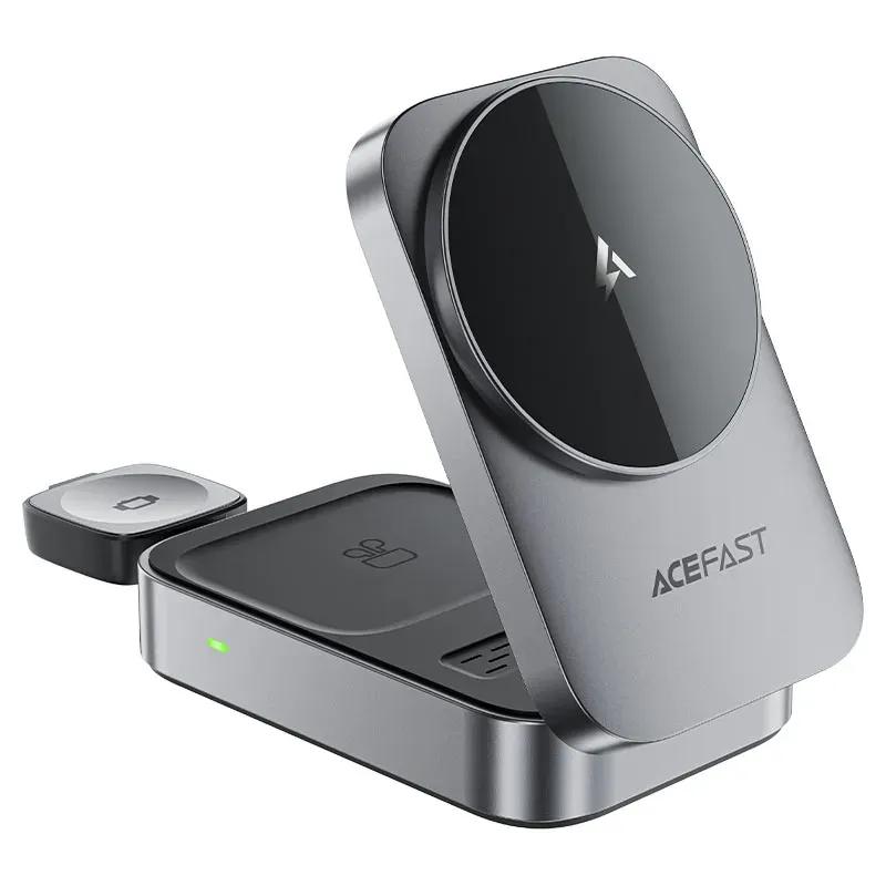 استند و شارژر وایرلس چند کاره مگنتی ایس فست مدل E22 با قابلیت شارژ اپل واچ image gallery