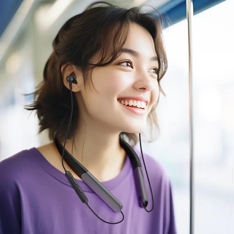 هندزفری بلوتوث گردنی ایس فست مدل N1 Wireless Earphones image gallery