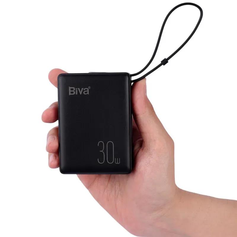 پاوربانک 10000 بیوا مدل BP-024 Fast Charging Power Bank توان 30 وات با کابل متصل image gallery