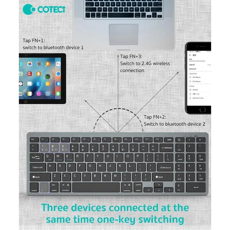 کیبورد سه حالته وایرلس کوتتسی مدل 84007 image gallery