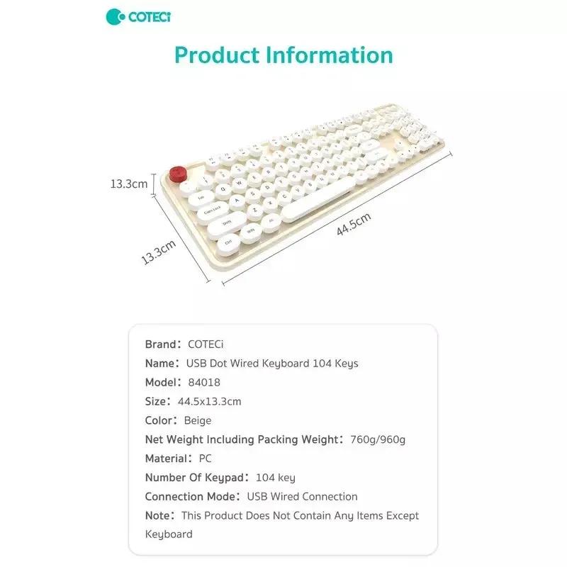 کیبورد سیمی کوتتسی مدل 84018 image gallery