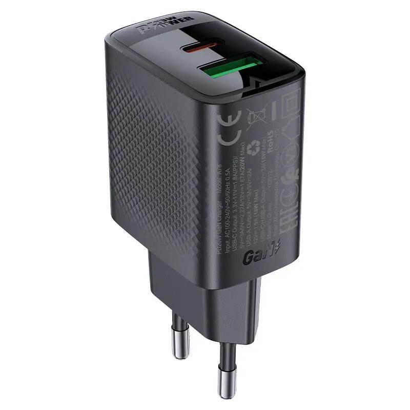 شارژر دیواری ایس فست مدل A78 PD20W GaN Fast Charger توان 20 وات image gallery