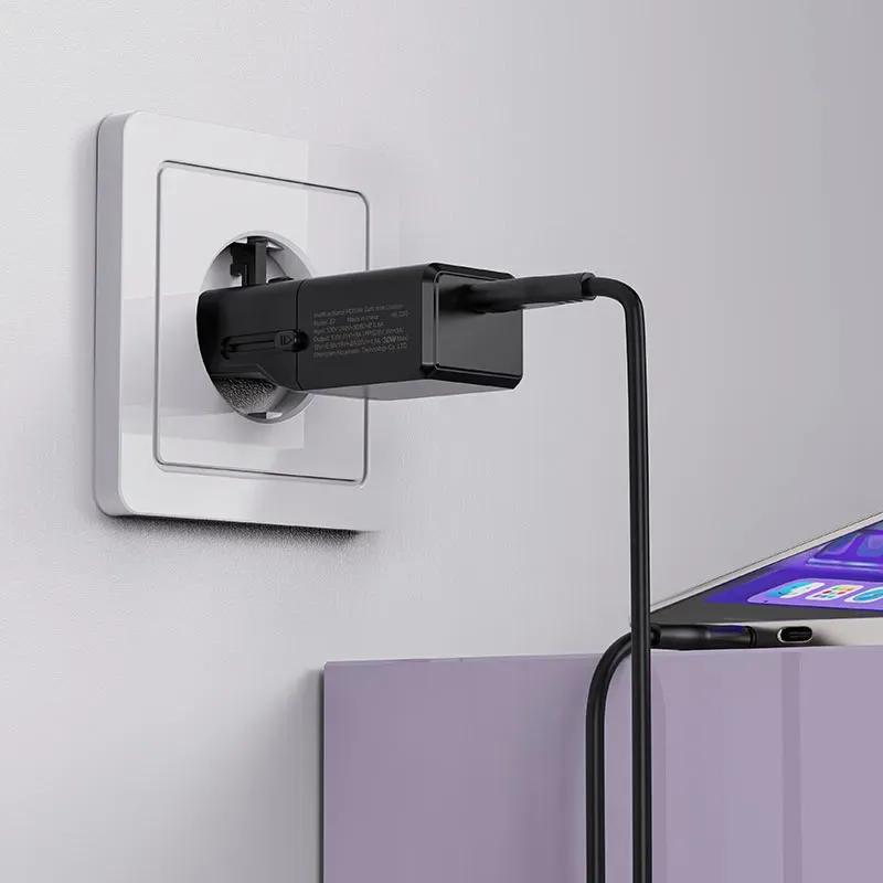 شارژر دیواری و مبدل برق ایس فست مدل Z7 PD30W GaN Fast Charger توان 30 وات image gallery