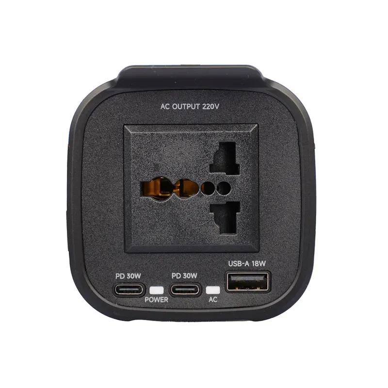 شارژر فندکی و چند راهی برق خودرو پاورولوژی مدل 150W Power Inverter P150INVBK توان 150 وات image gallery