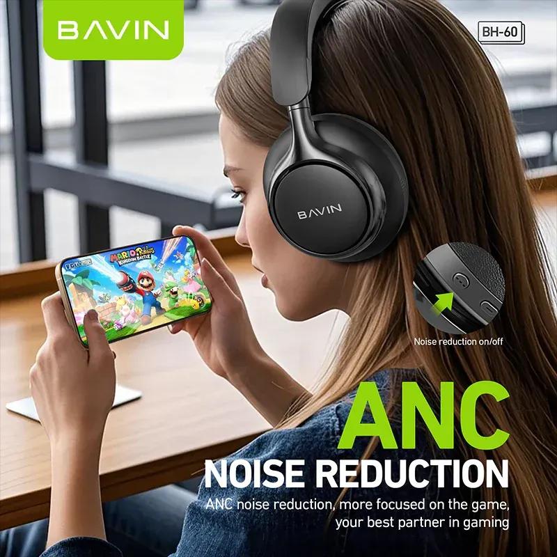 هدفون بلوتوث باوین مدل BH58 image gallery