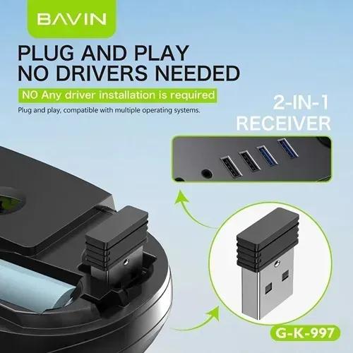 موس و کیبورد وایرلس باوین مدل K997 image gallery