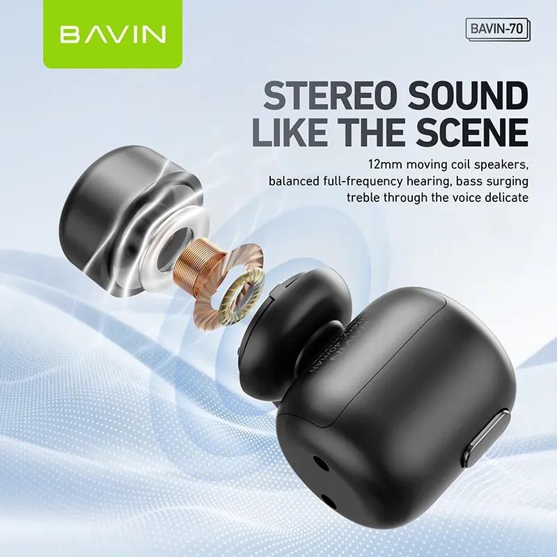 هندزفری بلوتوث باوین مدل Airpod 70 image gallery