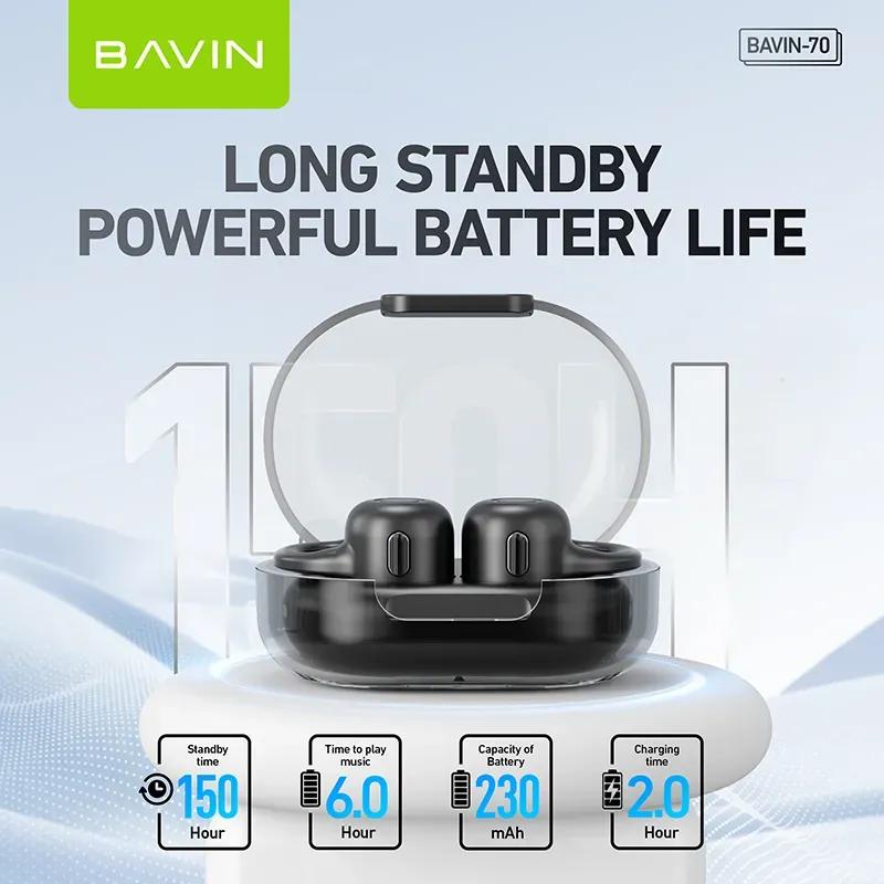 هندزفری بلوتوث باوین مدل Airpod 70 image gallery