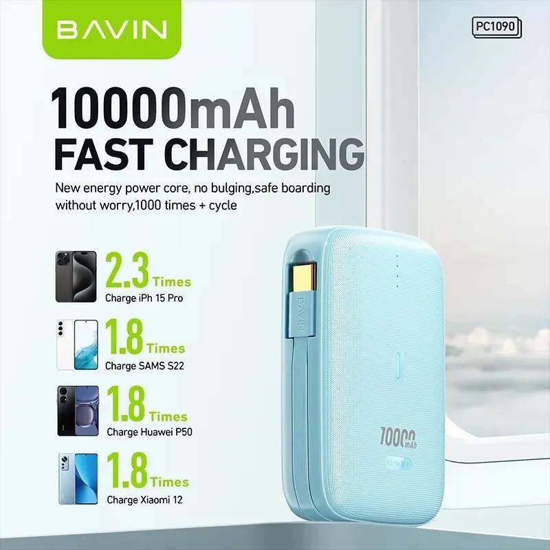 پاوربانک 10000 باوین مدل PC1090 Bidirectional توان 22.5 وات image gallery
