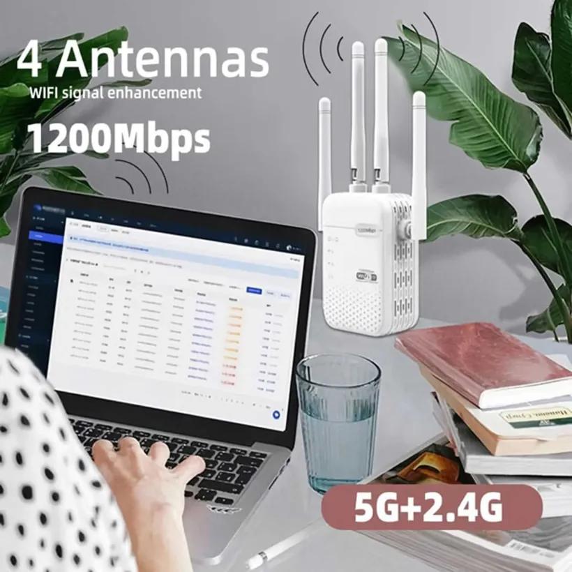 تقویت کننده آنتن وای فای بیوا مدل Inteligent Wireless WiFi Signal Amplifier AC1200 N300 image gallery