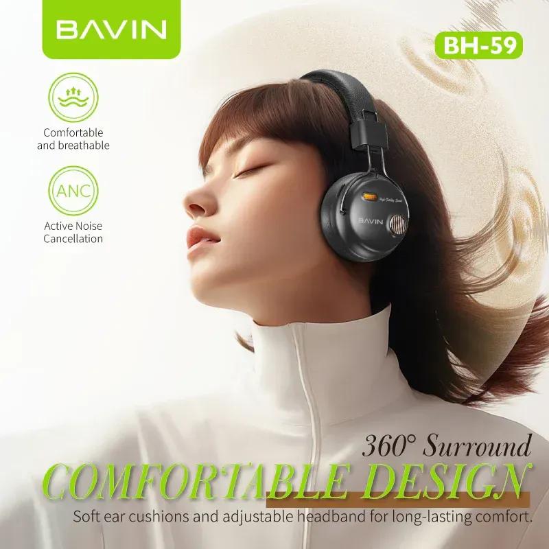 هدفون بلوتوث باوین مدل BH59 image gallery