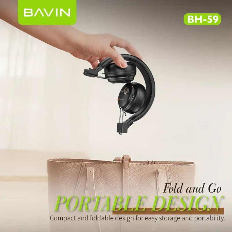 هدفون بلوتوث باوین مدل BH59 image gallery