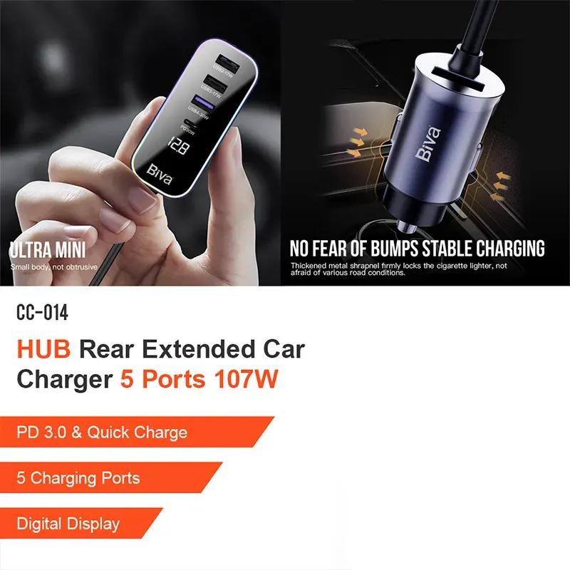 شارژر فندکی بیوا مدل CC-014 توان 107 وات image gallery