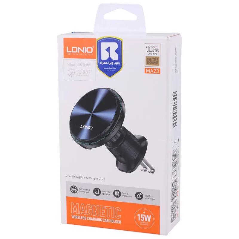 هولدر و شارژر وایرلس دریچه کولری مگنتی الدینیو مدل MA23 توان 15 وات image gallery