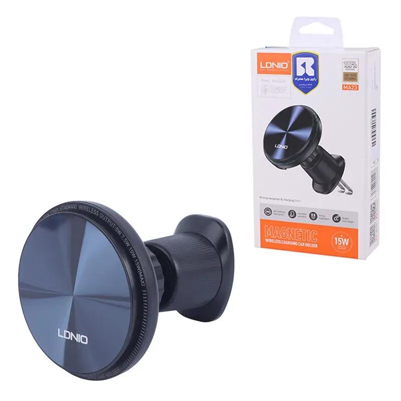 هولدر و شارژر وایرلس دریچه کولری مگنتی الدینیو مدل MA23 توان 15 وات image gallery