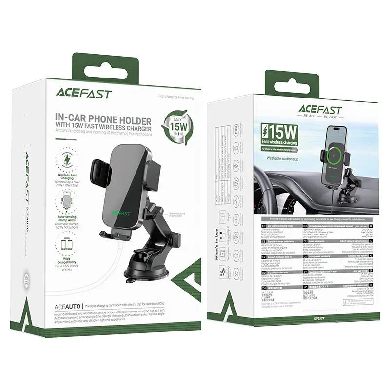 هولدر و شارژر وایرلس هوشمند ایس فست مدل D53 توان 15 وات image gallery