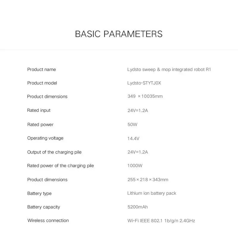 مخزن جارو رباتیک شیائومی Lydsto مدل R1 image gallery