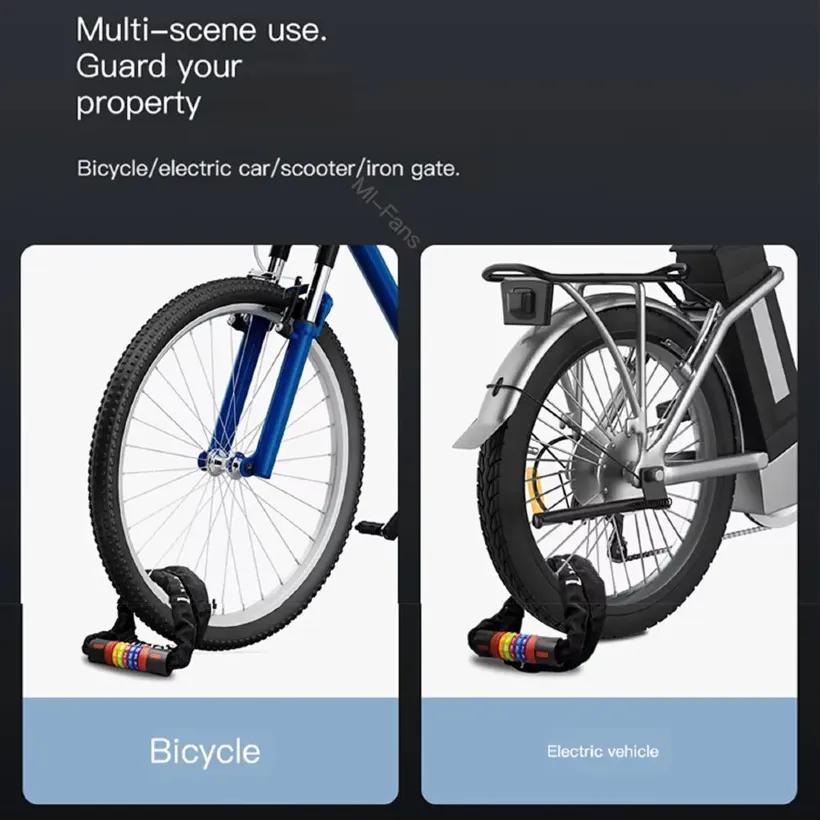 قفل رمزدار دوچرخه شیائومی Lydsto مدل رنگین کمانی YM-CHS01 image gallery