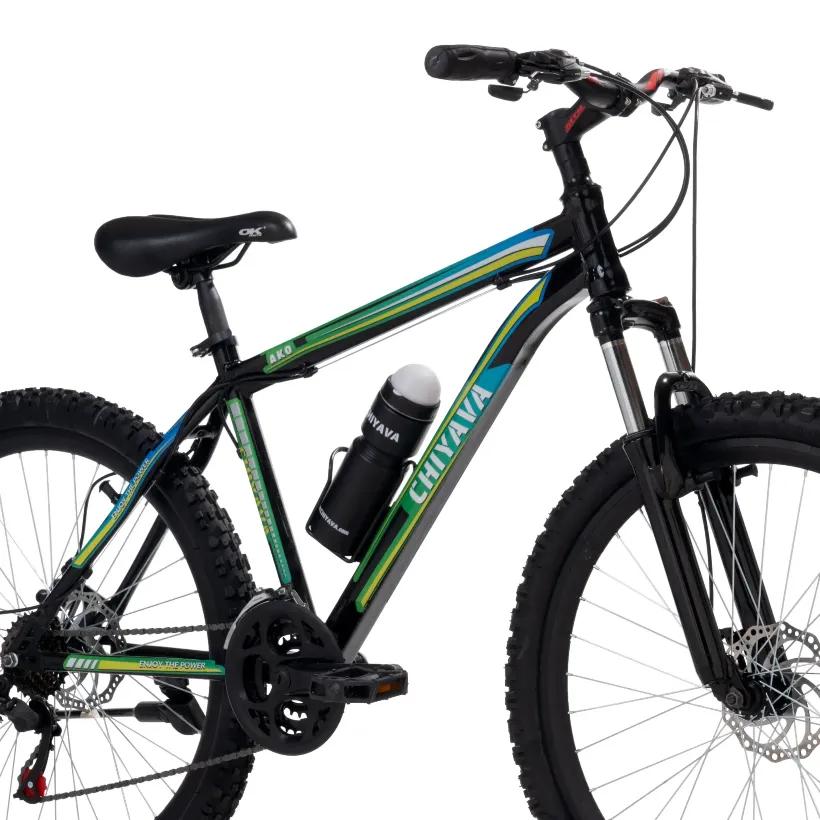 دوچرخه چیاوا مدل آکو دنده‌ای ۲۱ سرعته با ترمز ویبریک و دوشاخ ساده سایز ۲۴ image gallery