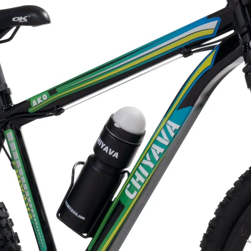 دوچرخه چیاوا مدل آکو دنده‌ای ۲۱ سرعته با ترمز ویبریک و دوشاخ کمک‌دار سایز ۲۴ image gallery