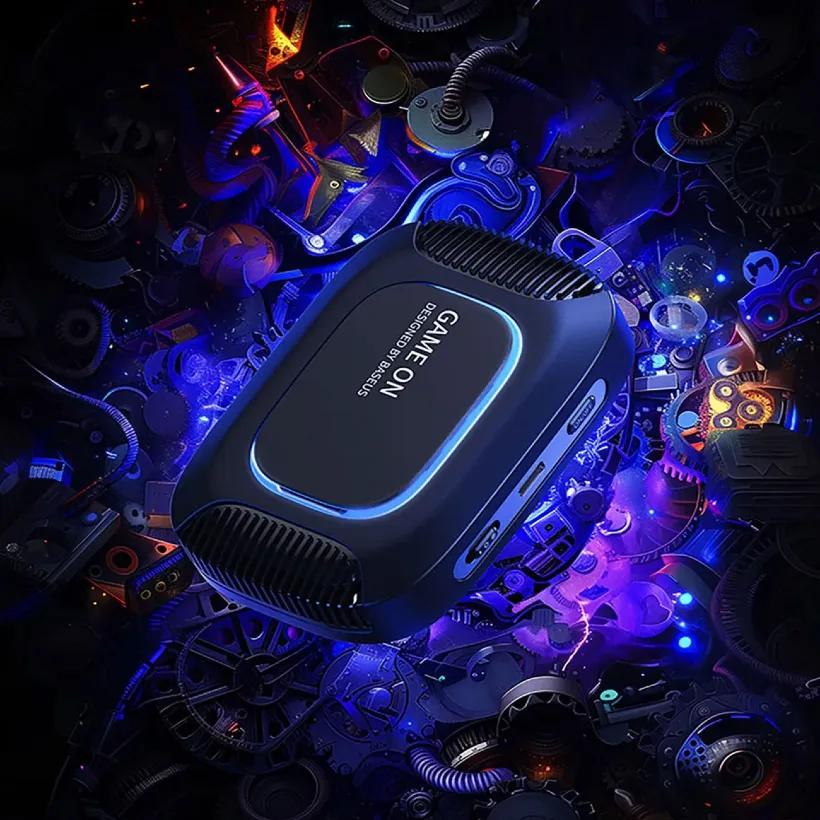 شارژر وایرلس مگنتی و فن خنک کننده موبایل باسئوس مدل  Baseus MagPro II BS-PS036 توان 15 وات image gallery